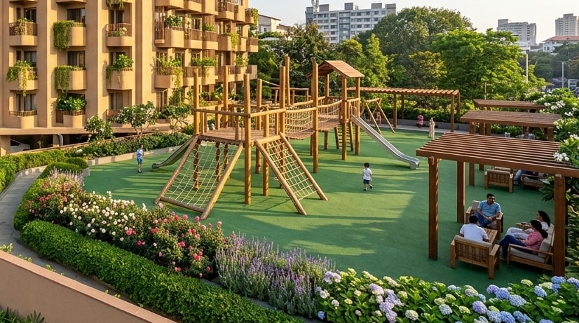 Joyful Childhood in Nature-Cushioned Parks